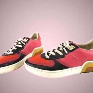 Coach Pink and Black Athletic Shoes